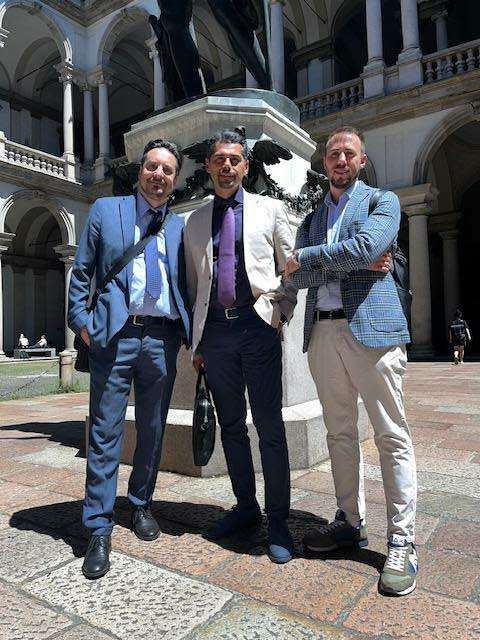 Giancarlo Zema con Berruti Daniele e Merlino Marcello (fondatori di Paulownia Piemonte Nazionale - Paulownia4Planet)